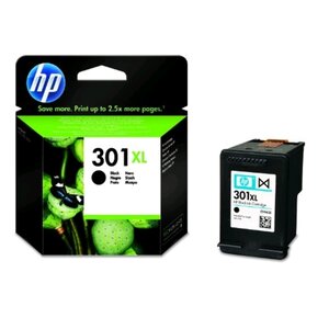 Cartouche jet d'encre n°301xl grande capacité noir hp (8 ml) sous blister pour imprimante ... Hp