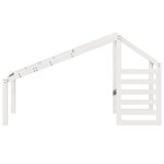 vidaXL Toit de lit pour enfants blanc 188x97x113 cm bois de pin massif