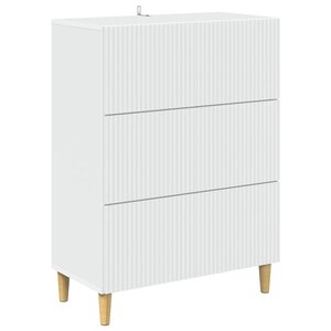 vidaXL Armoire à tiroirs Blanc 66 x 34 5 x 90 cm Bois d'ingénierie