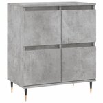 vidaXL Buffet Gris béton 60x35x70 cm Bois d'ingénierie