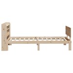 vidaXL Cadre de lit avec tête de lit sans matelas 100x200 cm