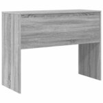 vidaXL Bureau Sonoma gris 100 x 40 x 76 cm Bois d'ingénierie