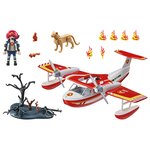 PLAYMOBIL 71463 - Hydravion avec pompier