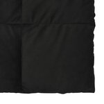 vidaXL Couette d'été 135 x 220 cm Été Microfibre (100  polyester) Noir