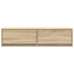 vidaXL Meuble TV Chêne sonoma 100 x 31 x 25.5 cm Bois d'ingénierie