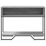 vidaXL Table console sonoma gris 100x35x74 5 cm bois d'ingénierie