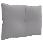 vidaXL Coussins de palette lot de 3 gris tissu