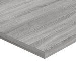 vidaXL Étagères murales 4 Pièces sonoma gris 40x50x1 5 cm bois ingénierie
