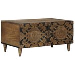 vidaXL Table basse Marron 80 x 50 x 40 cm Bois de mangue massif