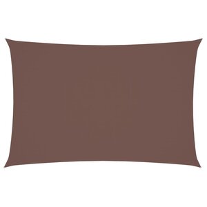 vidaXL Voile de parasol Tissu Oxford rectangulaire 2x4 m marron