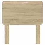 vidaXL Tête de lit Chêne Sonoma 80 cm Bois d'ingénierie