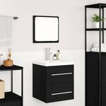 vidaXL Ensemble de mobilier de salle de bain 2 Pièces chêne artisanal