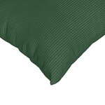 vidaXL Coussins de canapé 2 Pièces Vert foncé 80 x 80 cm