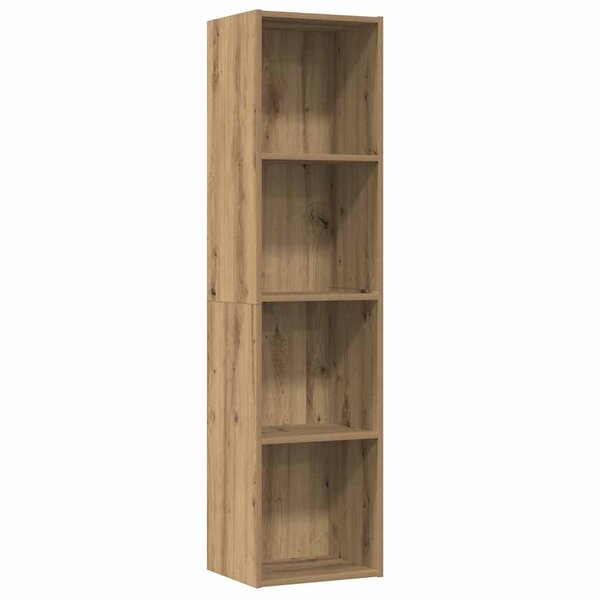 vidaXL Bibliothèque/Meuble TV chêne artisanal 36x30x143 cm