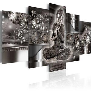 Tableau - silver serenity l x h en cm 100x50