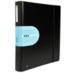 Classeur Exabinder 4 anneaux en D 30mm polypropylène Exactive - A4 maxi  noir x 10 EXACOMPTA