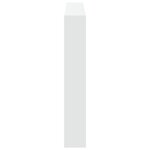 vidaXL Armoire tête de lit avec LED blanc 160x17x102 cm