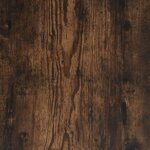 vidaXL Garde-robe chêne fumé 100x50x200 cm bois d'ingénierie