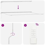vidaXL Store Rétractable Automatique Rayé Multicolore 600x350 cm
