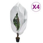 vidaXL Housses de protection pour plantes avec fermeture éclair 4 Pièces
