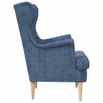 vidaXL Fauteuil Bleu ARES