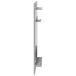 vidaXL Porte-manteau mural avec étagère Sonoma gris 70 x 10 x 90 cm