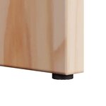 vidaXL Table basse Naturel 50 x 40 x 50 cm Bois massif en pin