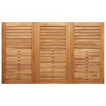 vidaXL EnsembledeRepasdeJardin 7 Pièces Teck massif