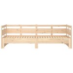 vidaXL Lit coulissant Bois de pin solide 2x(90x200) cm