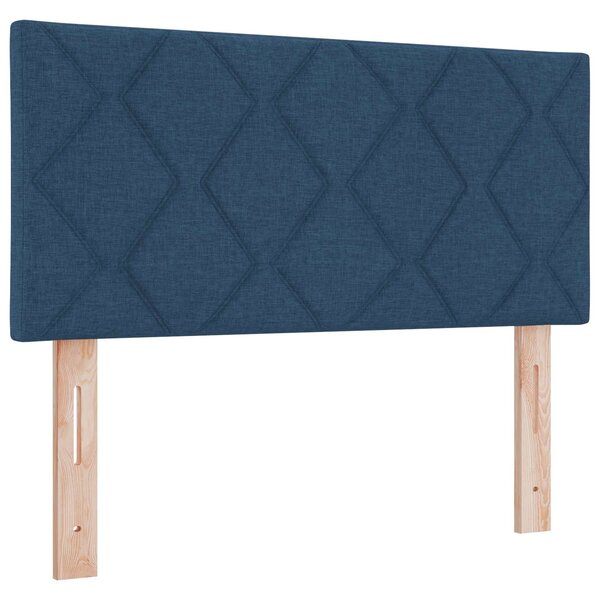 vidaXL Tête de lit LED Bleu 100 cm tissu