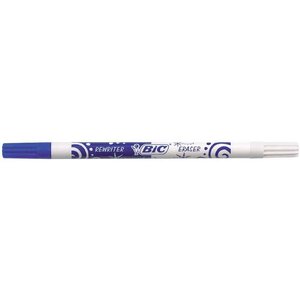Effaceur réécriveur pointe fine bleu bic