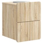 vidaXL Cabinet de chevet mural Chêne Sonoma 33 x 34 5 x 43 cm