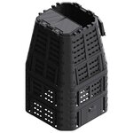 vidaXL Composteur de jardin Noir 93 3x93 3x146 cm 1000 L