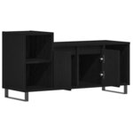 vidaXL Meuble TV Chêne noir 100 x 35 x 55 cm Bois d'ingénierie