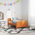 vidaXL Lit extensible pour enfants Marron cire 80 x 130 / 165 / 200 cm