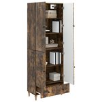 vidaXL Ensemble de Meubles 2 Pièces 66 x 34 5 x 95 cm Bois d'ingénierie
