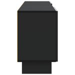 vidaXL Meuble TV 150 x 31 x 50 cm Noir Bois d’ingénierie
