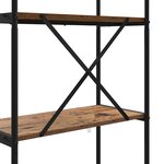 vidaXL Étagère Bois ancien 80 x 30 x 146 cm Bois d'ingénierie