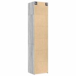 vidaXL Armoire de rangement mince sonoma gris 50x42 5x225 cm