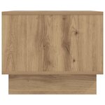 vidaXL Table basse Chêne artisanal 90 x 50 x 40 cm Bois d'ingénierie
