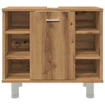 vidaXL Armoire de salle de bain chêne artisanal 60x32x53 5 cm