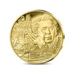 L'Art de la Plume – Agatha Christie Monnaie de 50€ 1/4 Oz Or