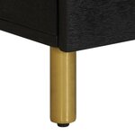 vidaXL Buffet noir 40x33x75 cm bois d'ingénierie