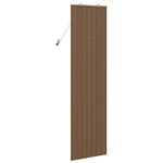 vidaXL Store de Fenêtre Géométrique Marron 60 x 220 cm Bambou
