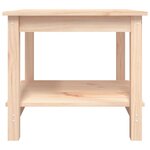 vidaXL Table basse 50x50x45 cm Bois massif de pin
