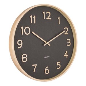 Horloge ronde en bois pure  40 cm