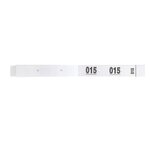 Carnet de 50 tickets vestiaire blancs - lot de 20 - exacompta