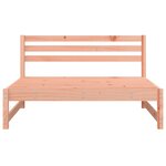 vidaXL Canapés centraux de jardin 2 Pièces 120x80 cm bois massif douglas