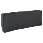 vidaXL Set de coussins de palette 3 Pièces Noir 120 x 80 x 12 cm