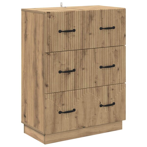 vidaXL Armoire à tiroirs 66 x 34 5 x 87 cm Bois d'ingénierie